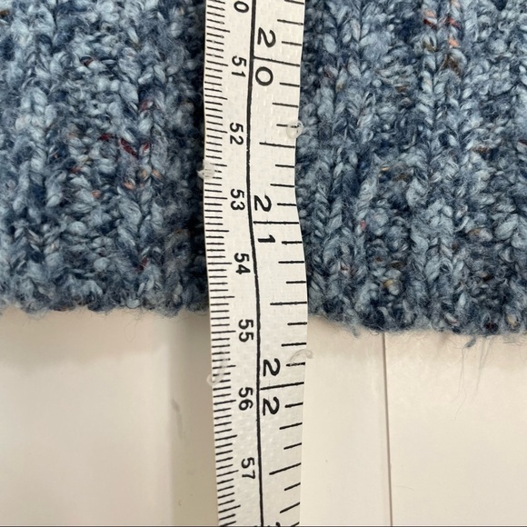 Cowl Neck Sweater Light Blue - Picture 6 of 9